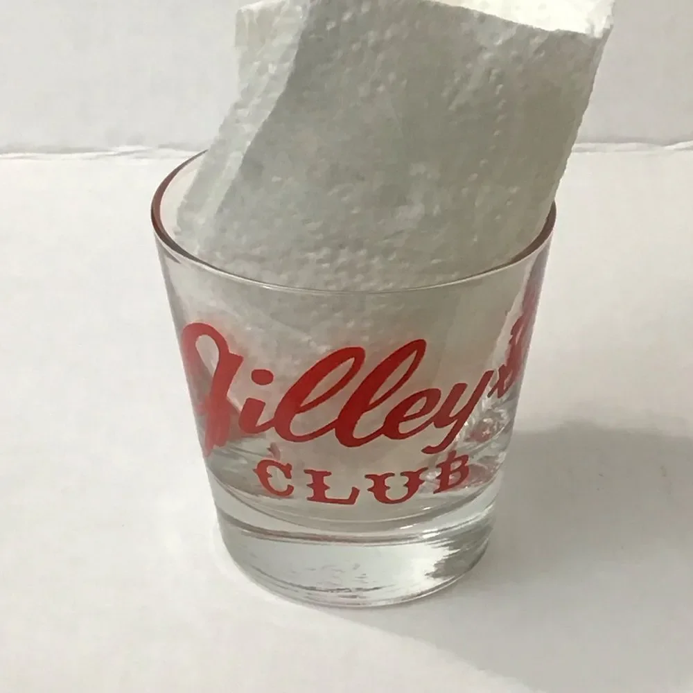 Gilley’s Club Johnny‎ Lee's Club Pasadena Texas Whiskey Shot Glass Vintage
